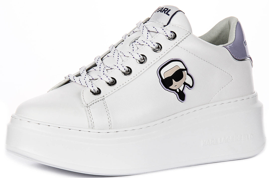 Karl Lagerfeld Anakapri NFT In White Purple For Women