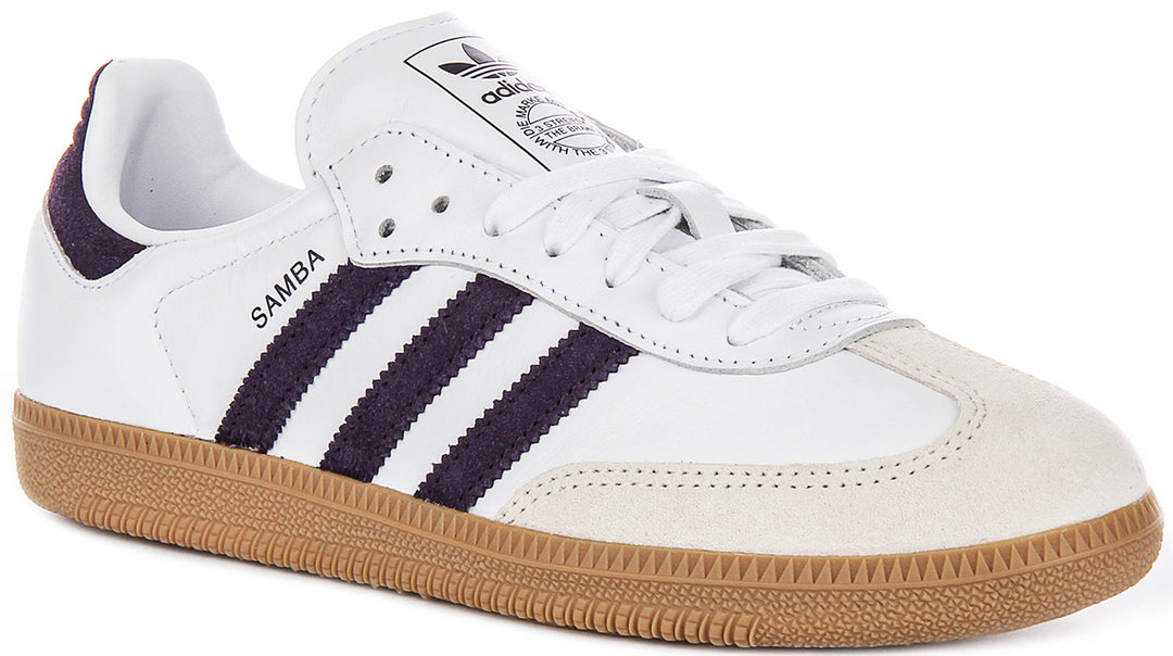 adidas Originals Samba OG W Cloud White/Alumina/Aurora Plum adidas Originals Samba OG W Cloud White/Alumina/Aurora Plum