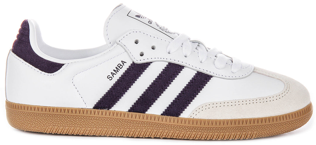 Adidas Samba OG W In White Purple