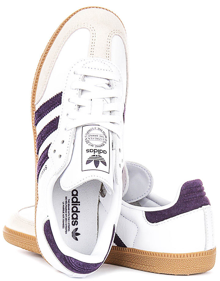 Adidas Samba OG W In White Purple