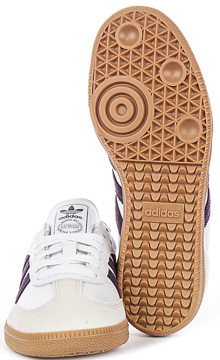 Adidas Samba OG W In White Purple