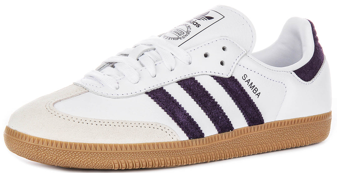Adidas Samba OG W In White Purple