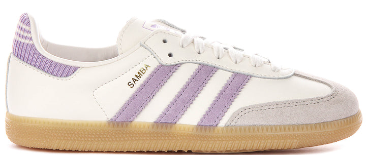 Adidas Samba Og J In White Purple For Youth