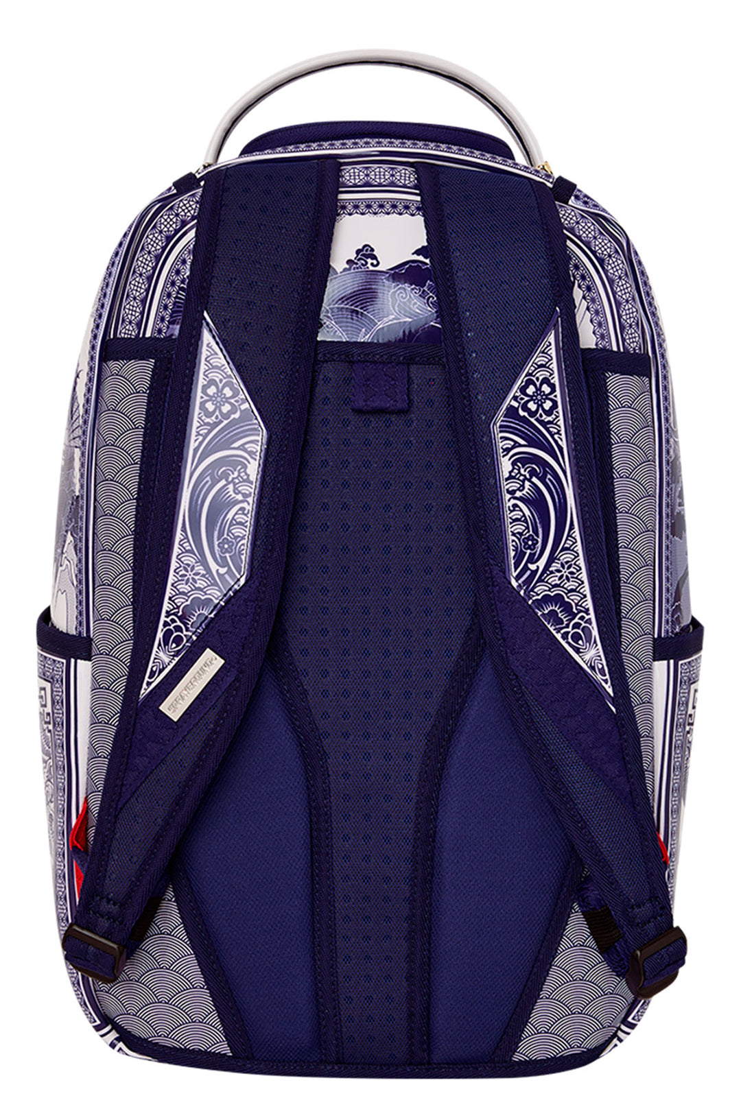 Sprayground Porcelain Wave Backpack In White Purple