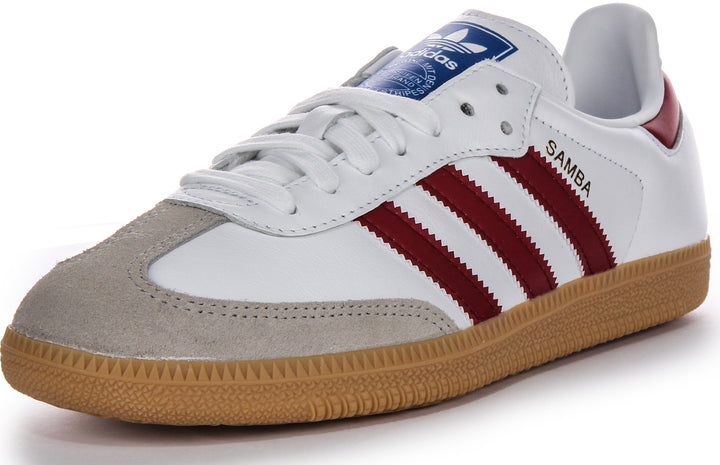 Adidas Samba OG In White Red