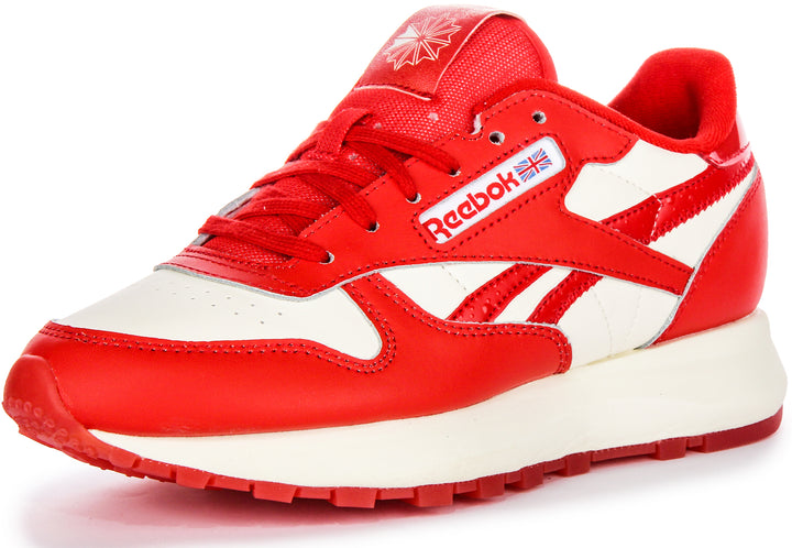 Reebok Classic Leather X Popsicle In White Red For Women