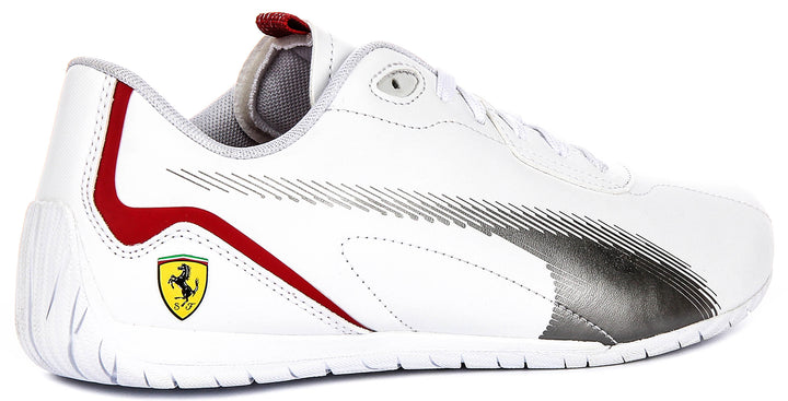 Puma X Ferrari Neo Cat In White Red