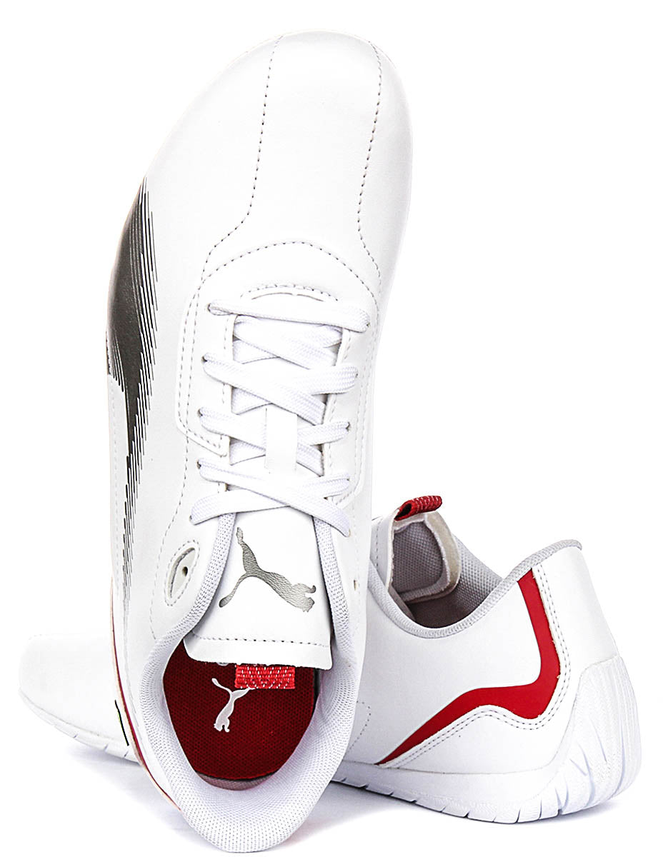 Puma X Ferrari Neo Cat In White Red