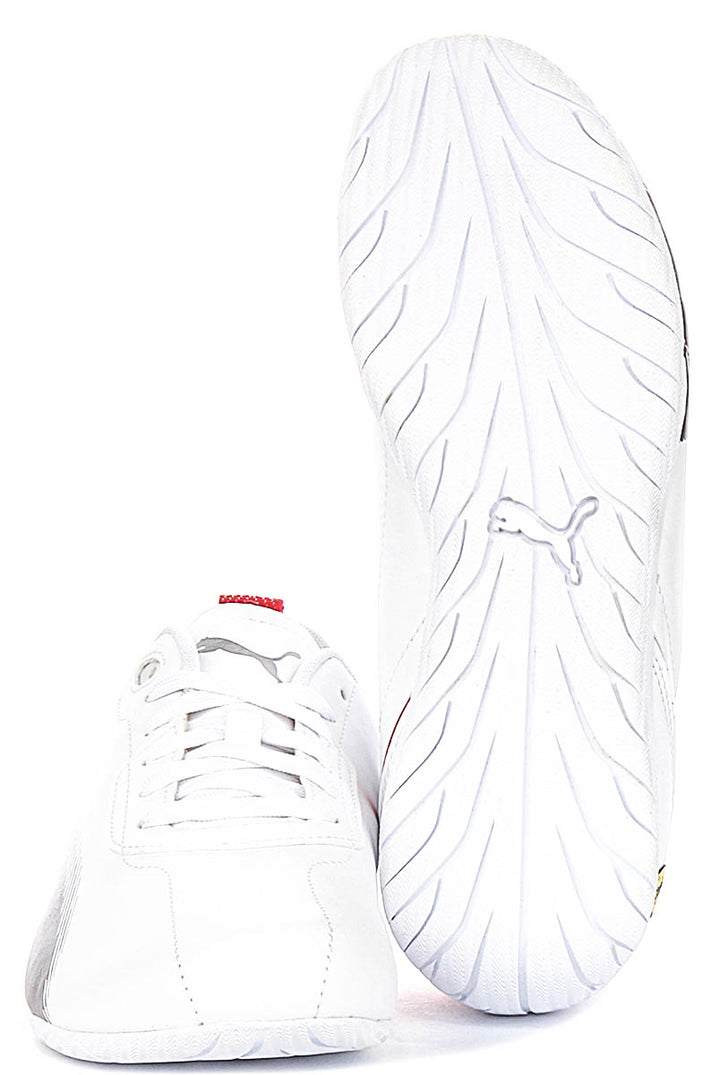 Puma X Ferrari Neo Cat In White Red