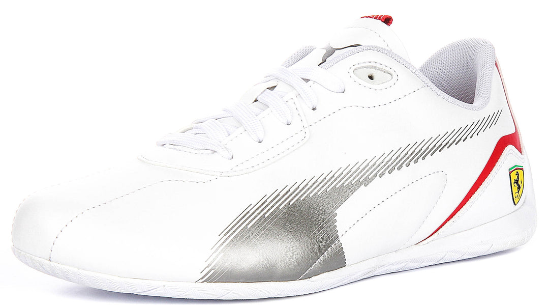 Puma X Ferrari Neo Cat In White Red