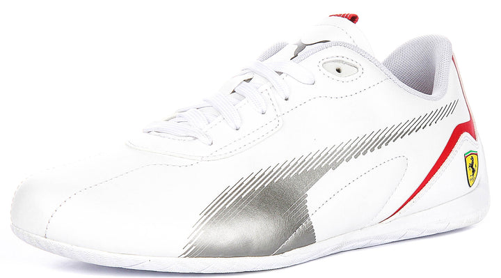 Puma X Ferrari Neo Cat In White Red