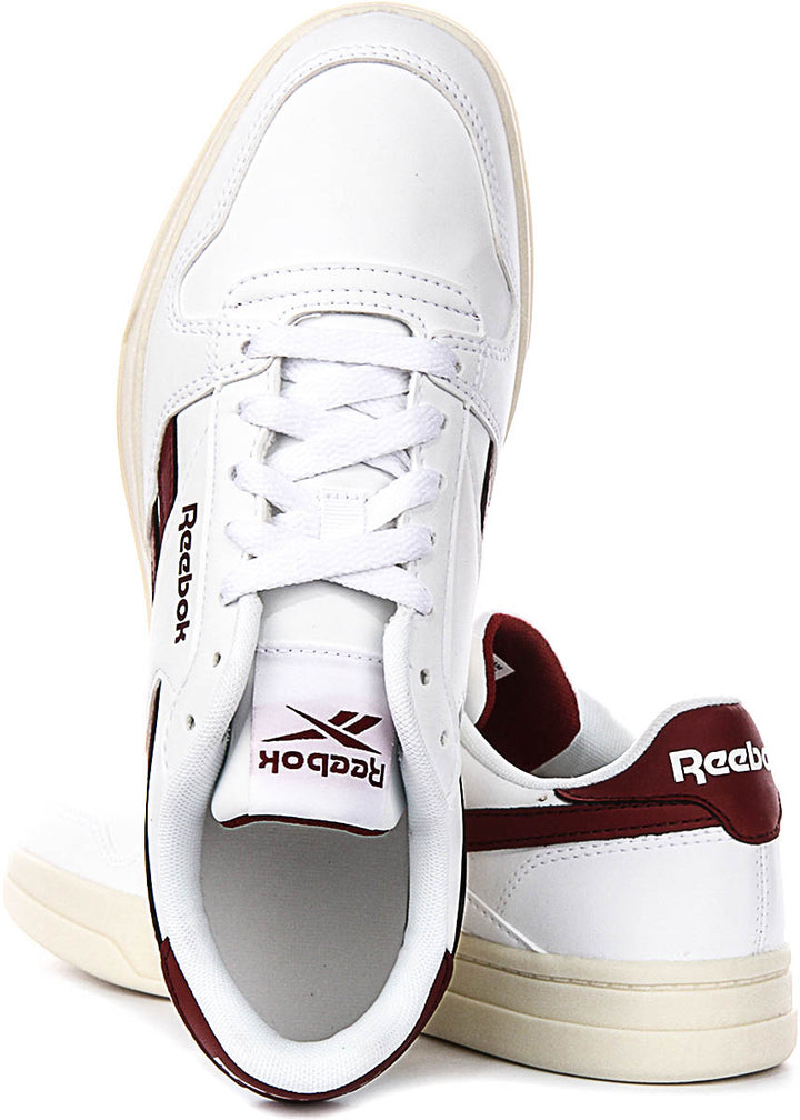 Reebok Prime Set In White Red For Womens