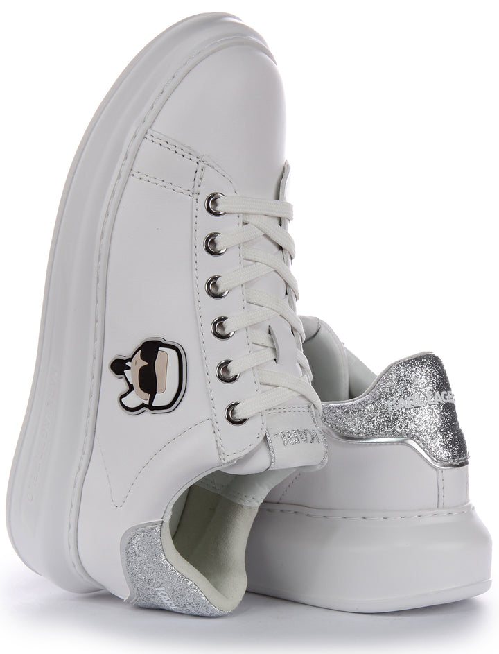 Karl Lagerfeld Kapri NFT Lo In White Silver For Women