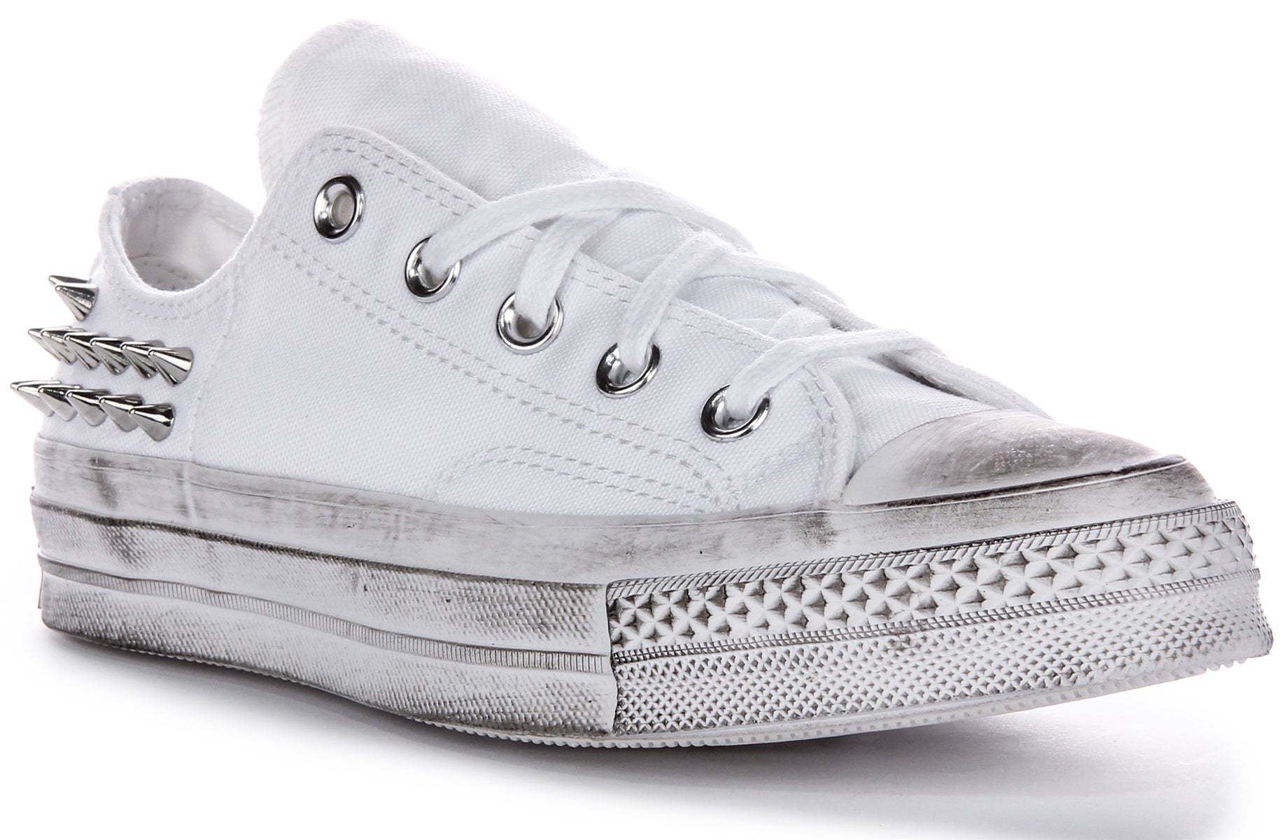 Converse plata shops mujer