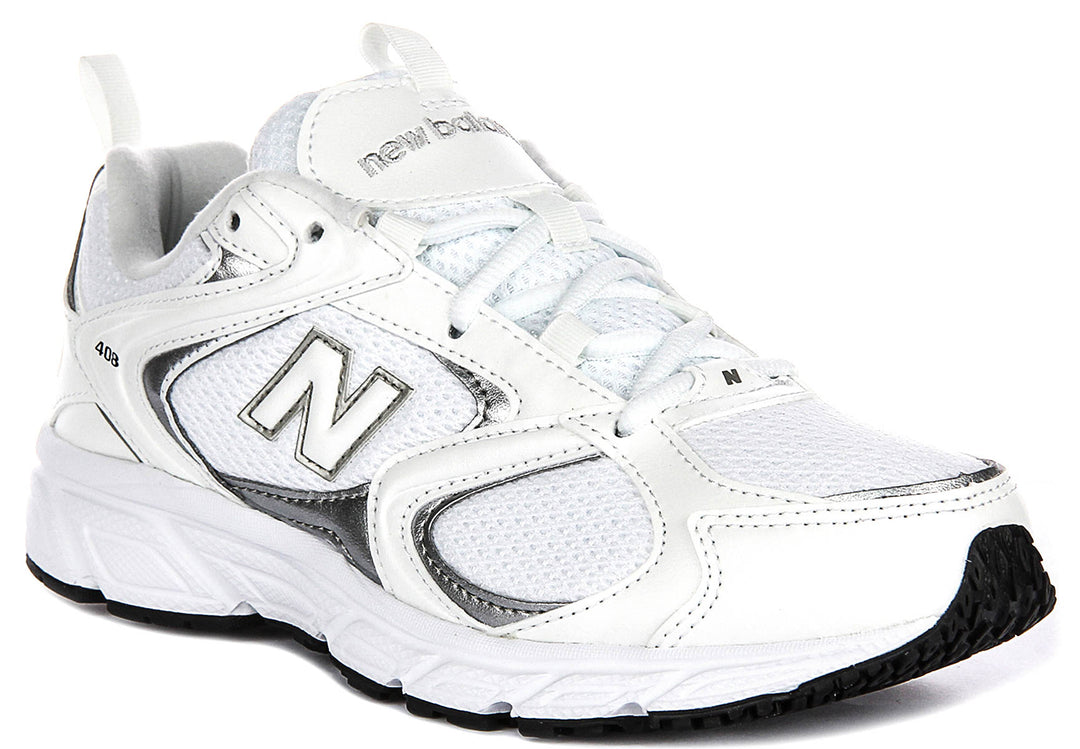 New Balance ML 408W In White Silver For Men