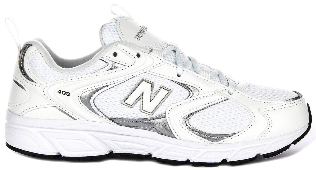 New Balance ML 408W In White Silver For Men