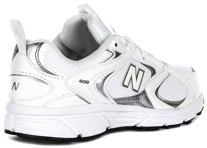 New Balance ML 408W In White Silver For Men