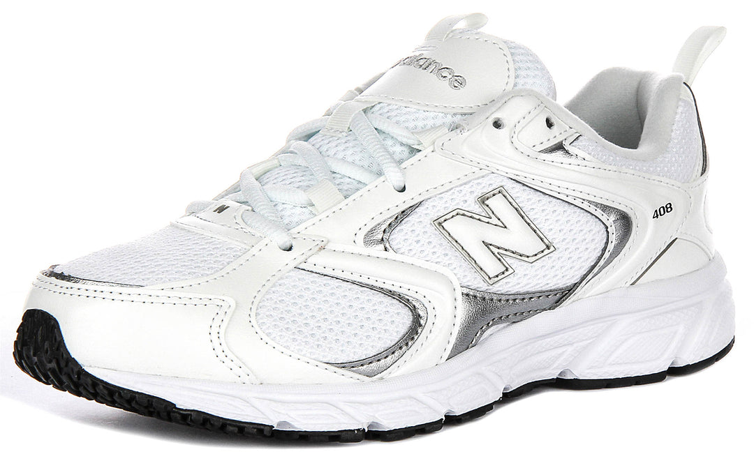 New Balance ML 408W In White Silver For Men