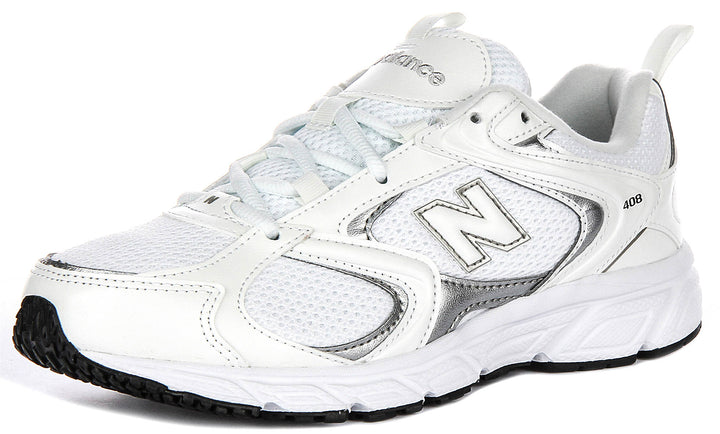 New Balance ML 408W In White Silver For Men