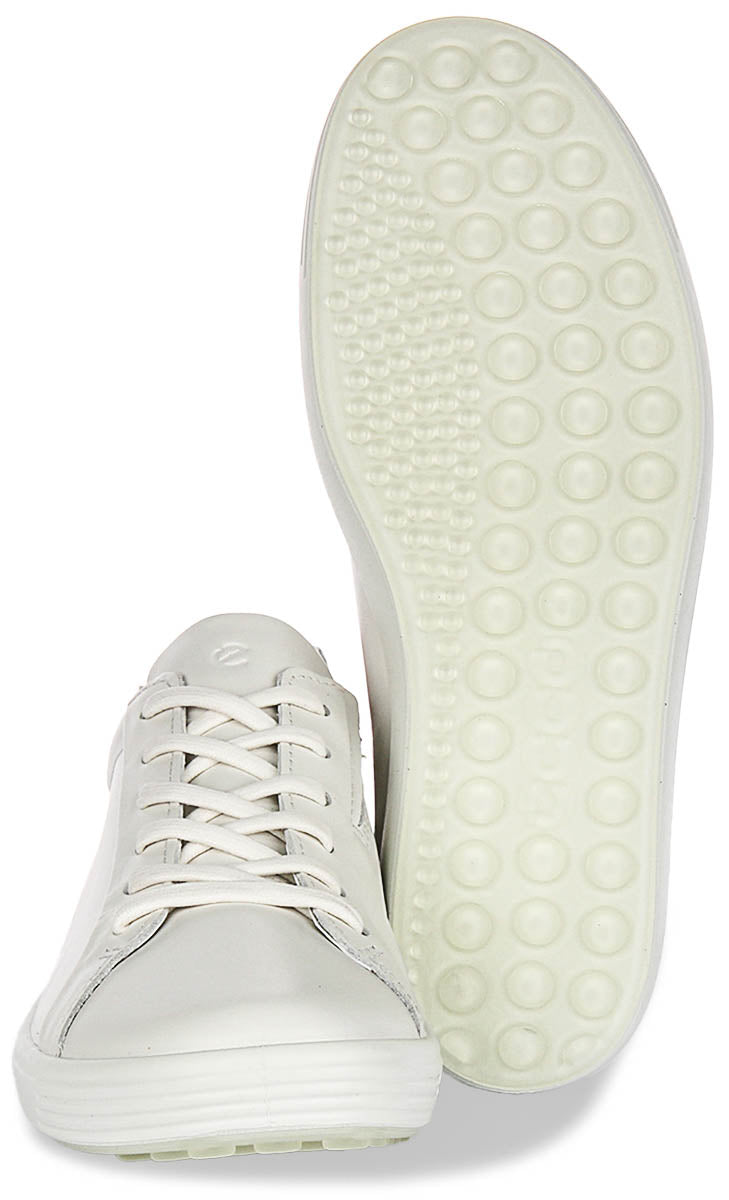 Ecco Soft 7 W In White Silver For Women