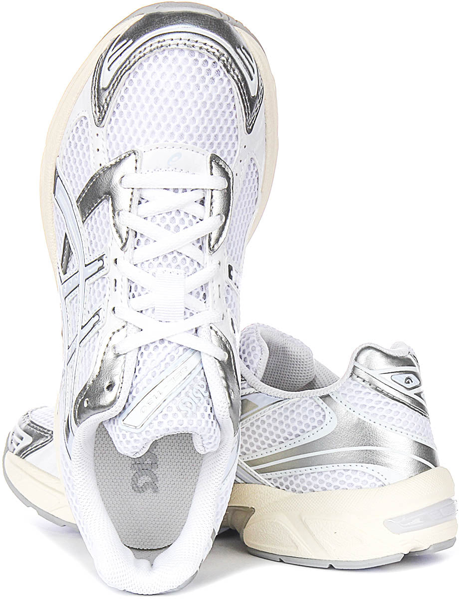 Asics GEL 1130 In White Silver For Women