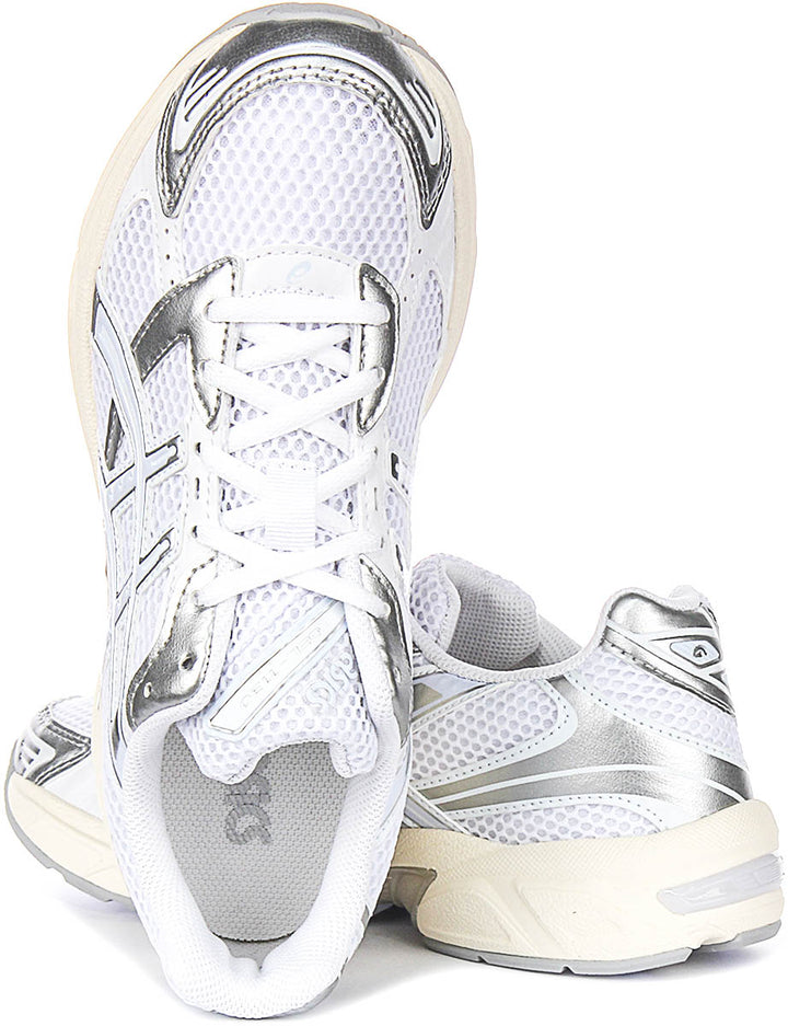 Asics GEL 1130 In White Silver For Women