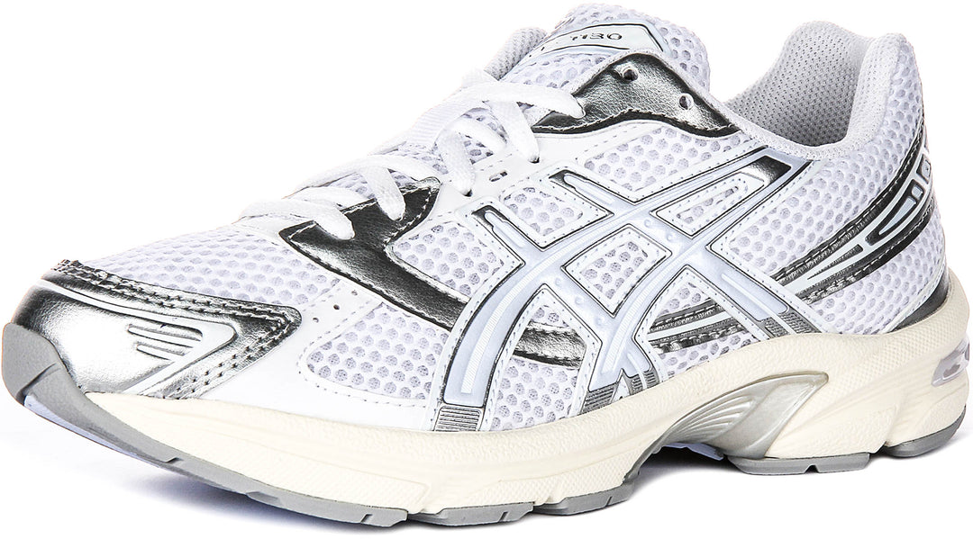 Asics GEL 1130 In White Silver For Women