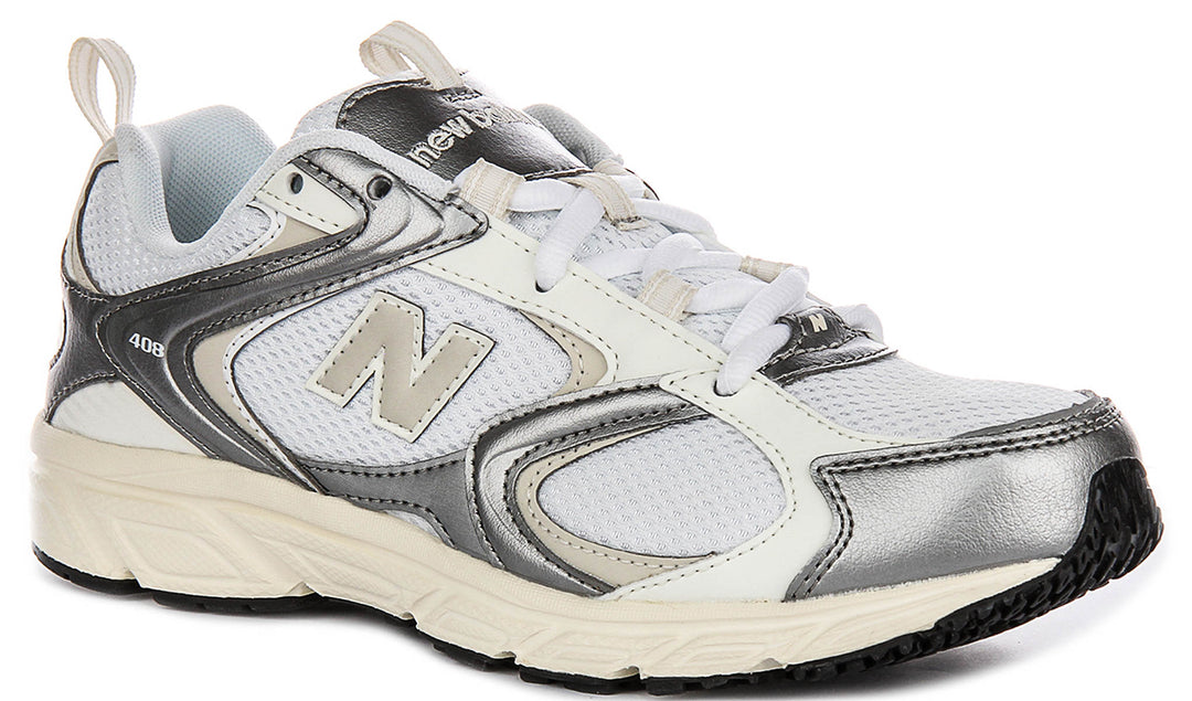 New Balance ML408 GM In White Silver