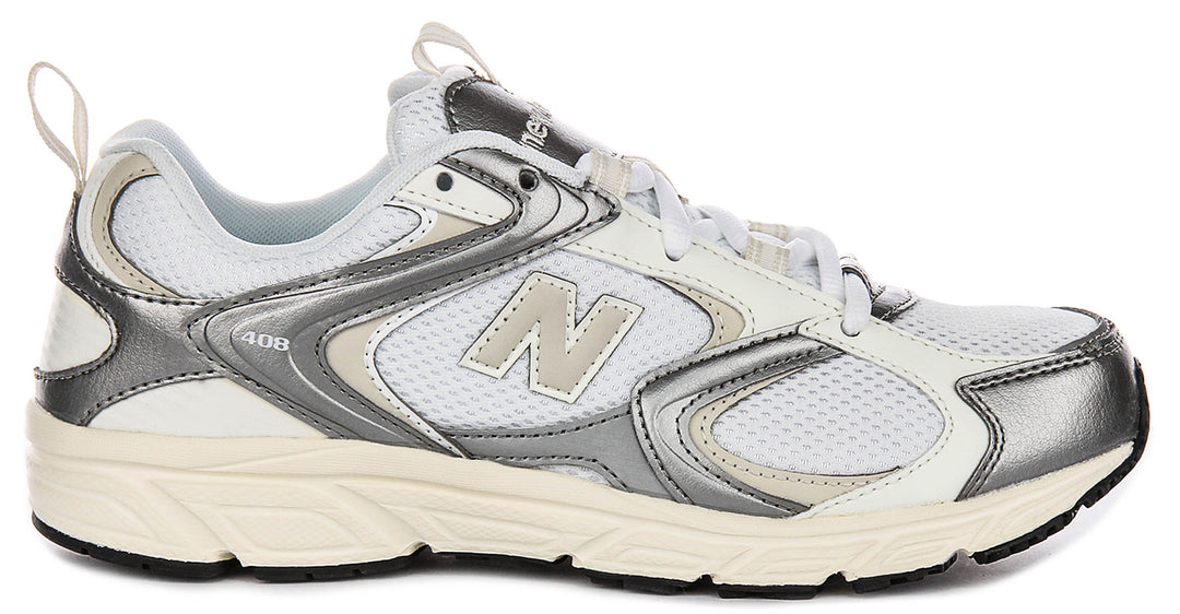 New Balance ML408 GM In White Silver