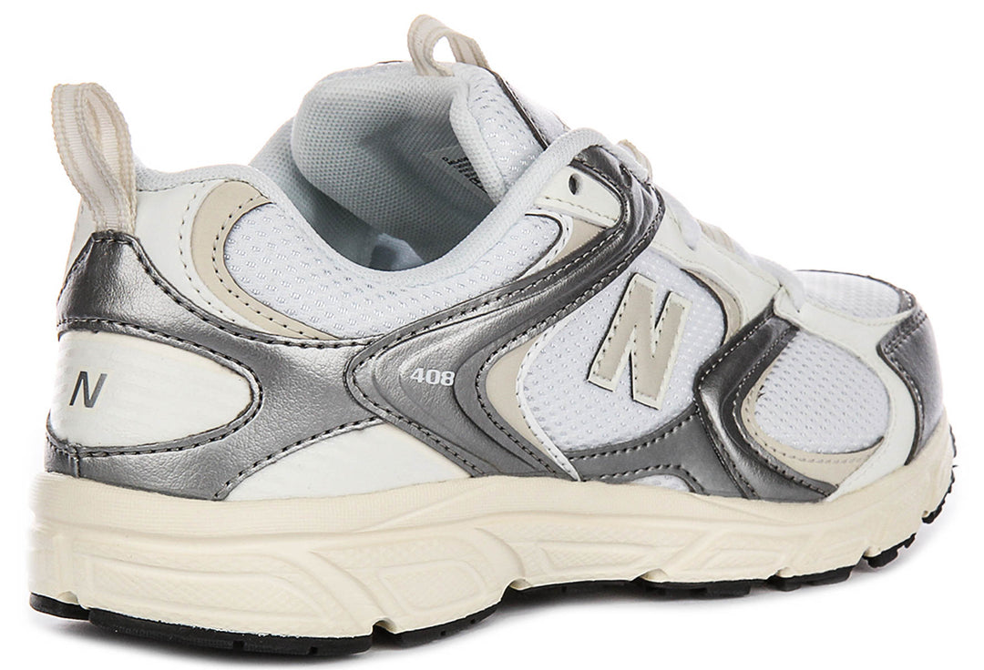 New Balance ML408 GM In White Silver
