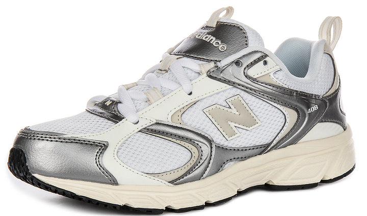 New Balance ML408 GM In White Silver