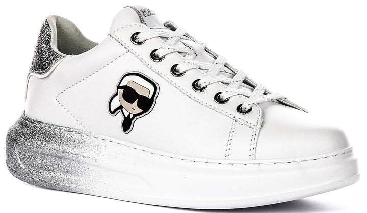 Karl Lagerfeld Kapri Ombre In White Silver For Women