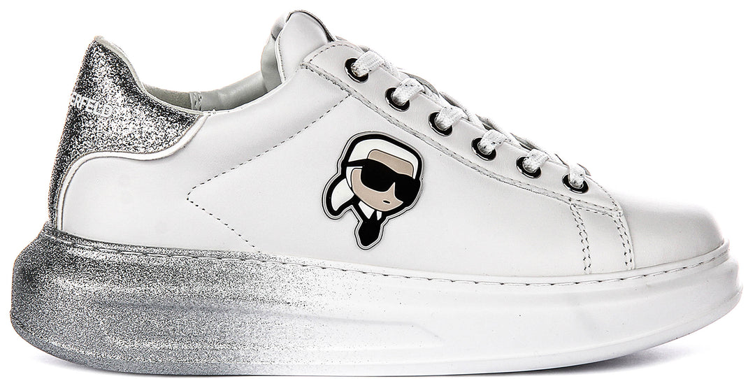 Karl Lagerfeld Kapri Ombre In White Silver For Women