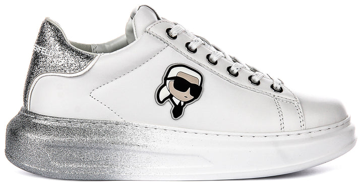 Karl Lagerfeld Kapri Ombre In White Silver For Women