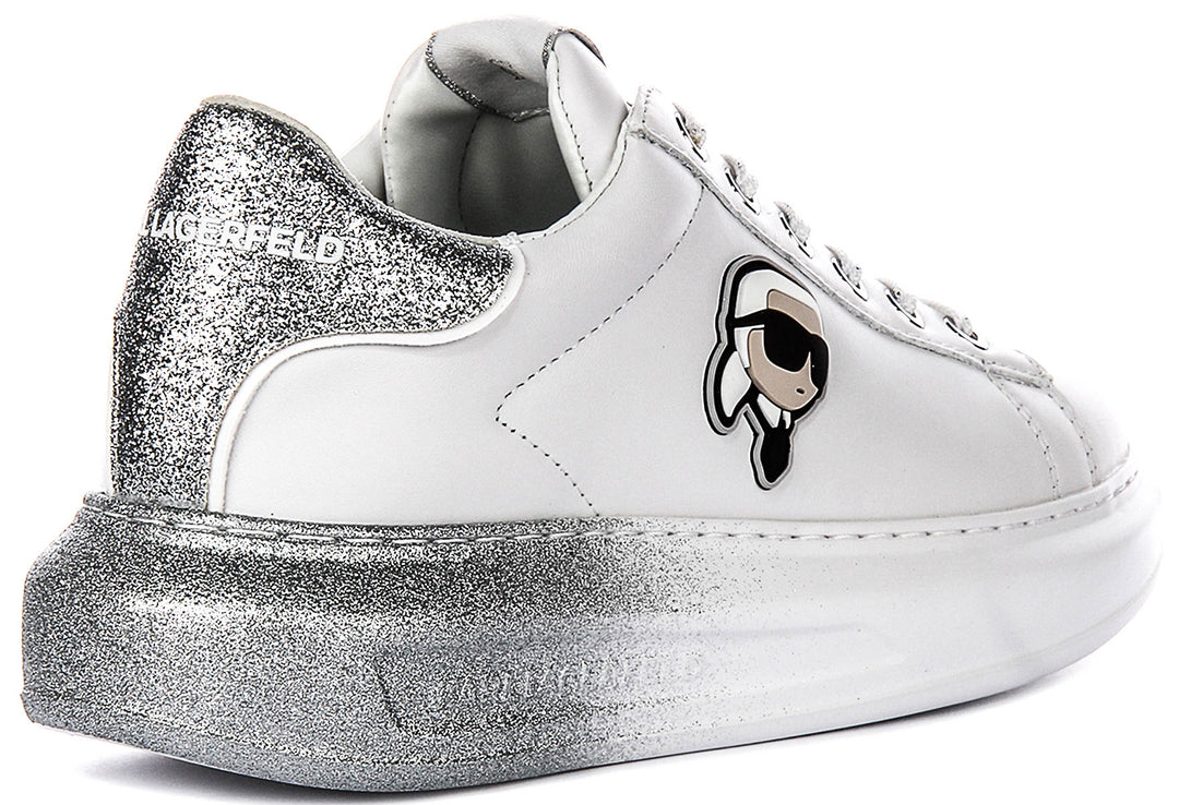 Karl Lagerfeld Kapri Ombre In White Silver For Women