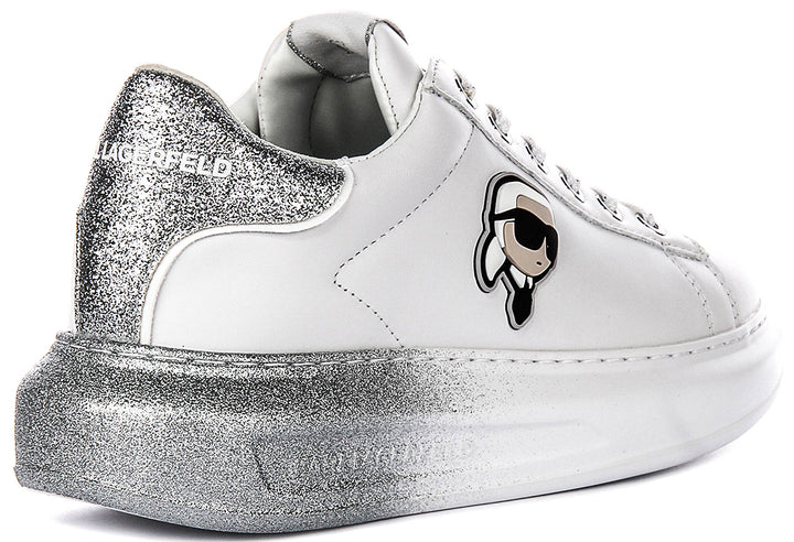 Karl Lagerfeld Kapri Ombre In White Silver For Women
