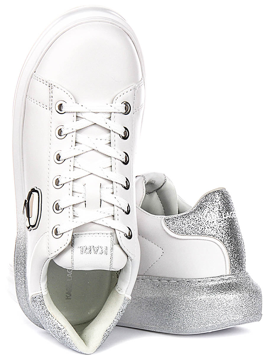 Karl Lagerfeld Kapri Ombre In White Silver For Women