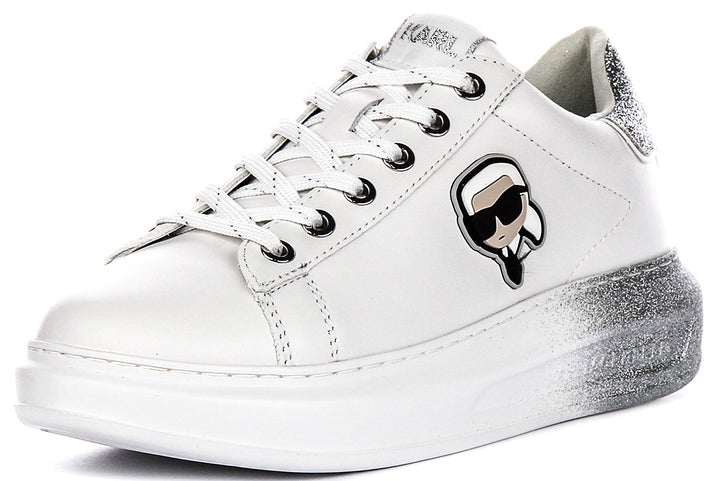 Karl Lagerfeld Kapri Ombre In White Silver For Women