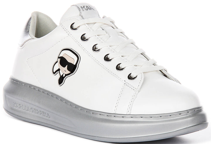 Karl Lagerfeld Kapri Nft Lo In Whitsilver For Women