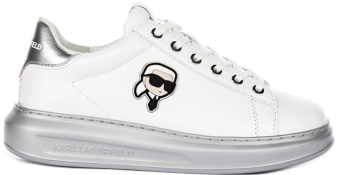 Karl Lagerfeld Kapri Nft Lo In Whitsilver For Women
