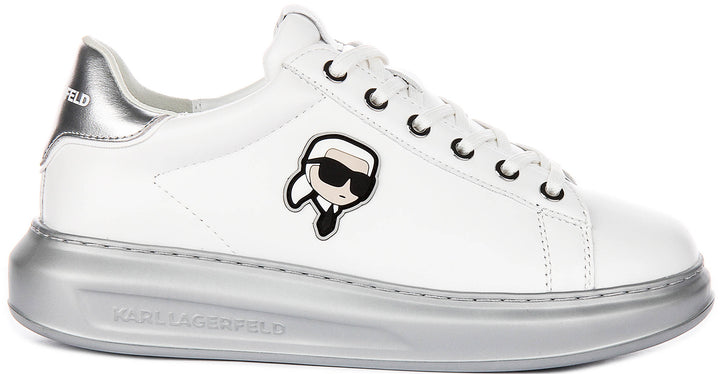 Karl Lagerfeld Kapri Nft Lo In Whitsilver For Women