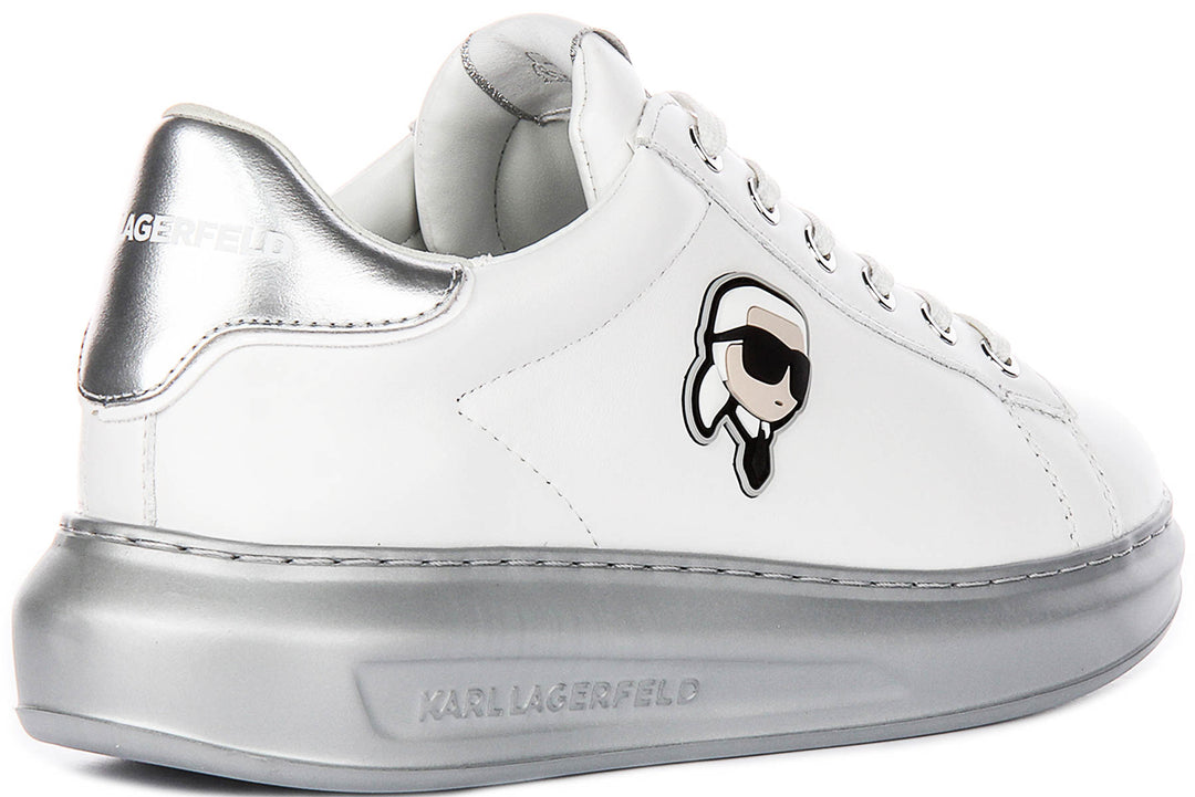 Karl Lagerfeld Kapri Nft Lo In Whitsilver For Women
