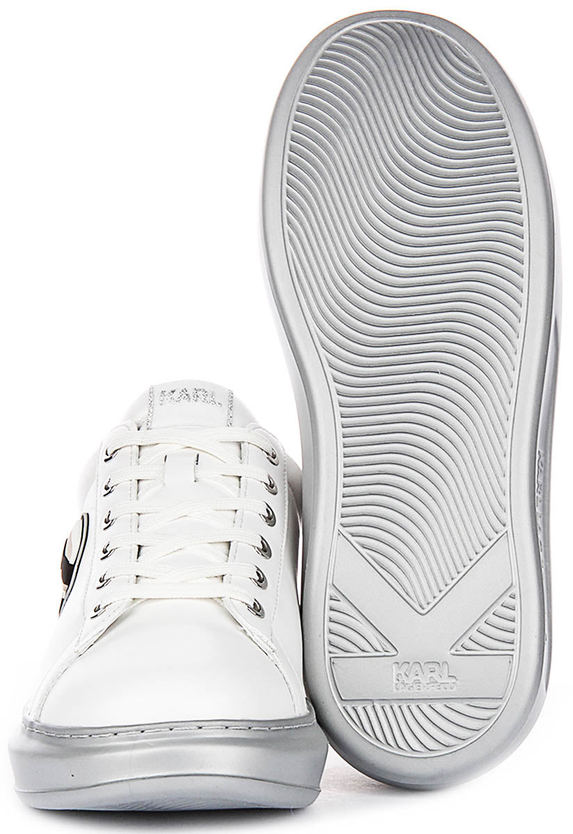 Karl Lagerfeld Kapri Nft Lo In Whitsilver For Women