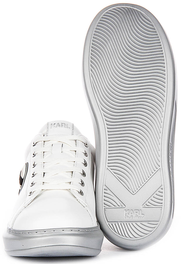 Karl Lagerfeld Kapri Nft Lo In Whitsilver For Women