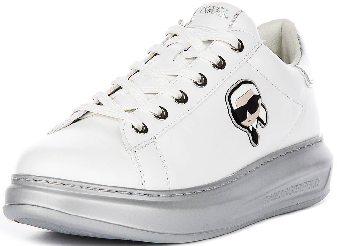 Karl Lagerfeld Kapri Nft Lo In Whitsilver For Women