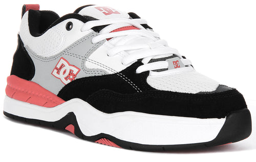 Dc Shoes Ascend In Wht Blk Red For Men