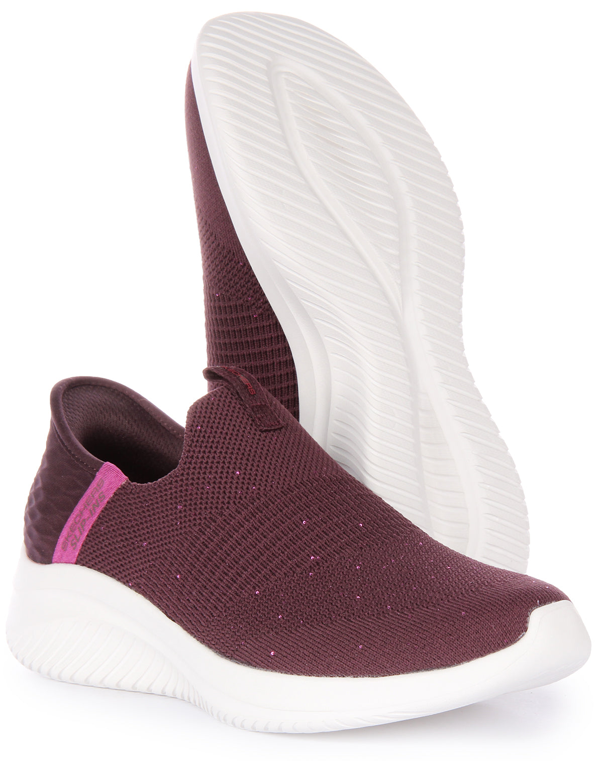 Skechers Ultra Flex 3.0 In Wine For Women