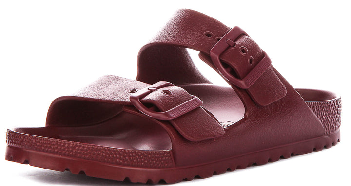 Birkenstock Arizona EVA In Wine For Unisex | Narrow Fit