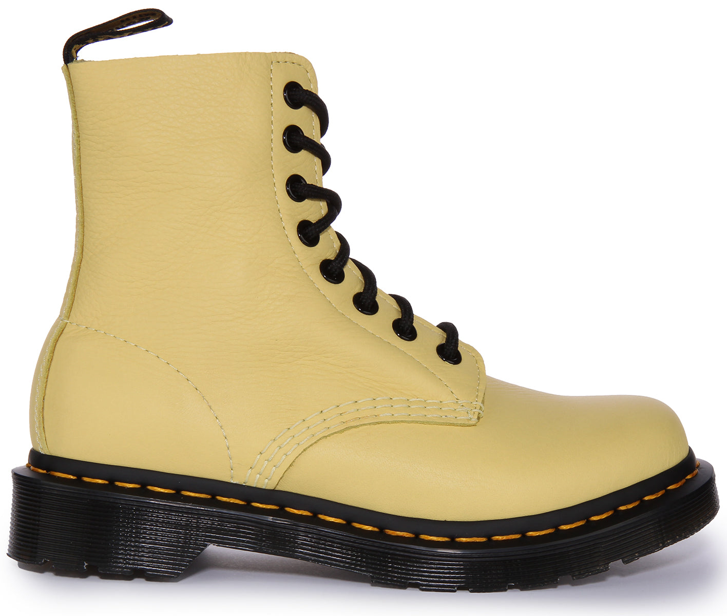 Yellow doc cheap martens womens