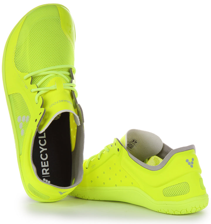 Vivobarefoot Primus Lite III Frauen Schnürung Punktion Resistant Turnschuhe Gelb